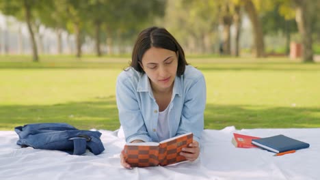 Indian-girl-reading-book