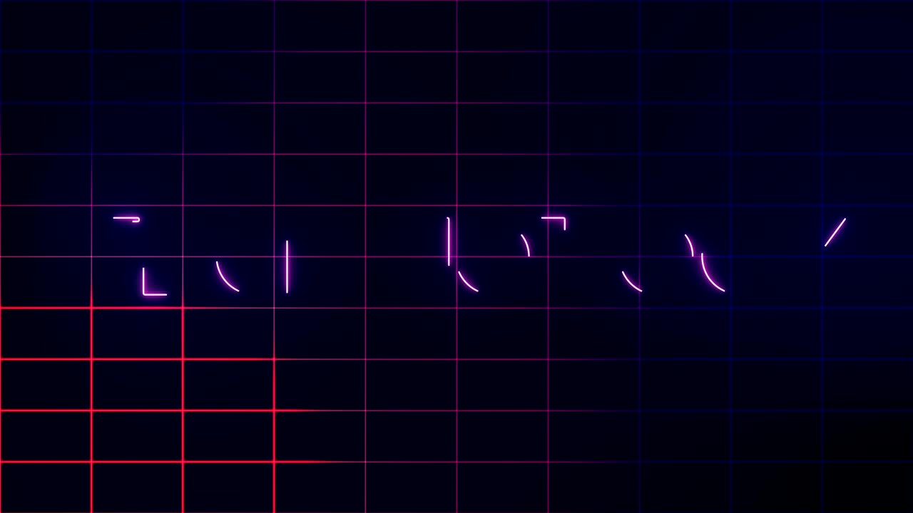 4K Pink - Technology Text Animation|Loopable