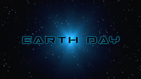 Earth-Day-with-blue-rays-of-stars-in-galaxy