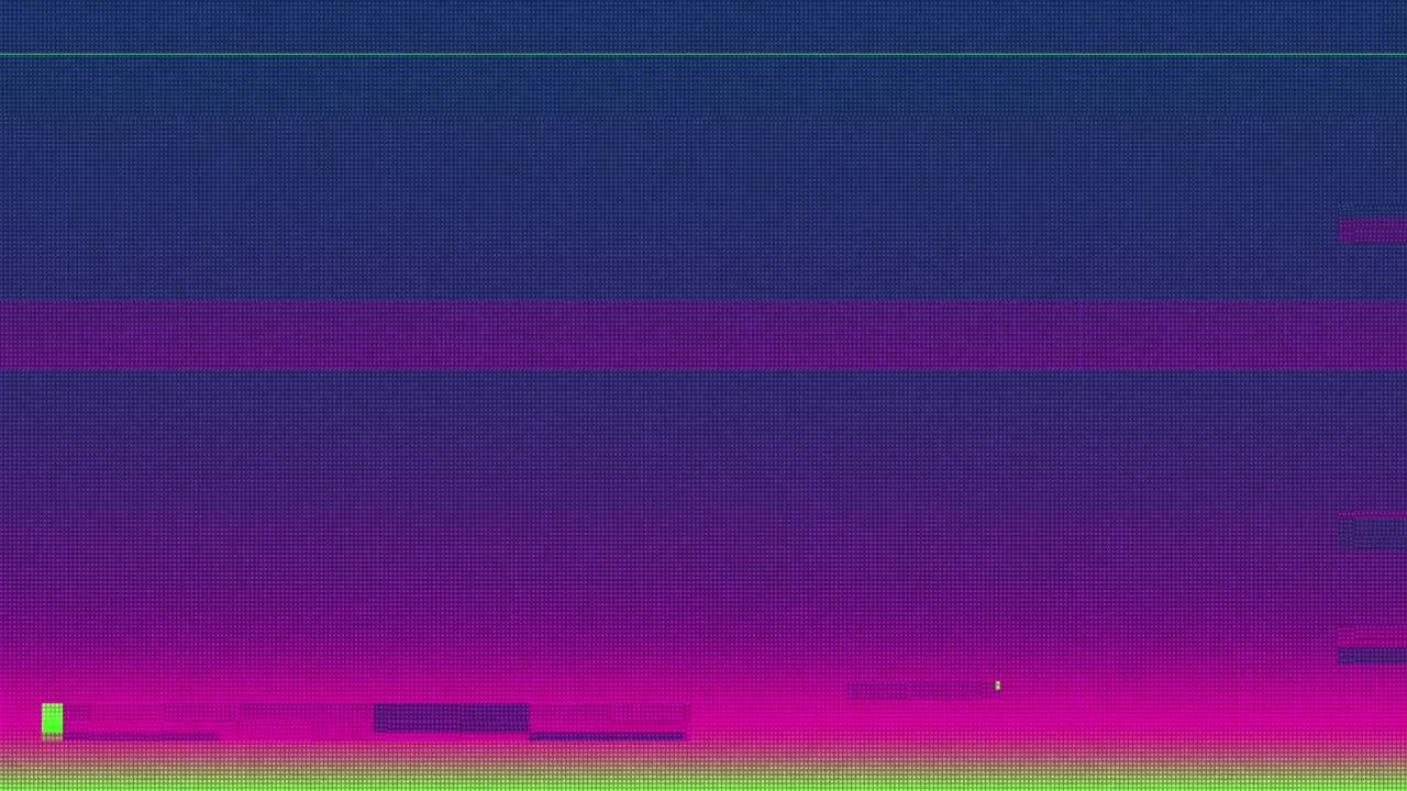 diseño único abstracto animación digital ruido de píxeles error de fallo daño de video