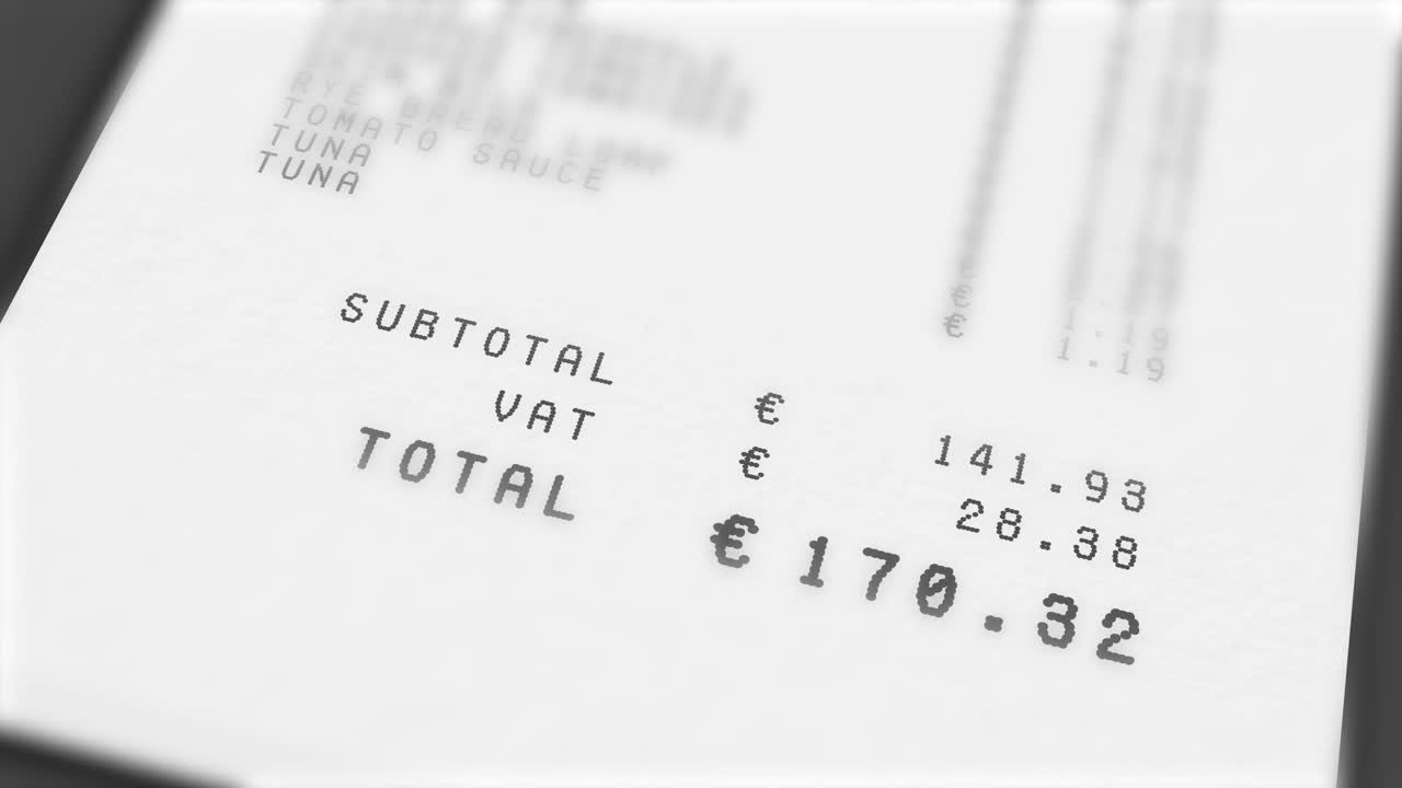 cerrar animación de recibo con subida de precios