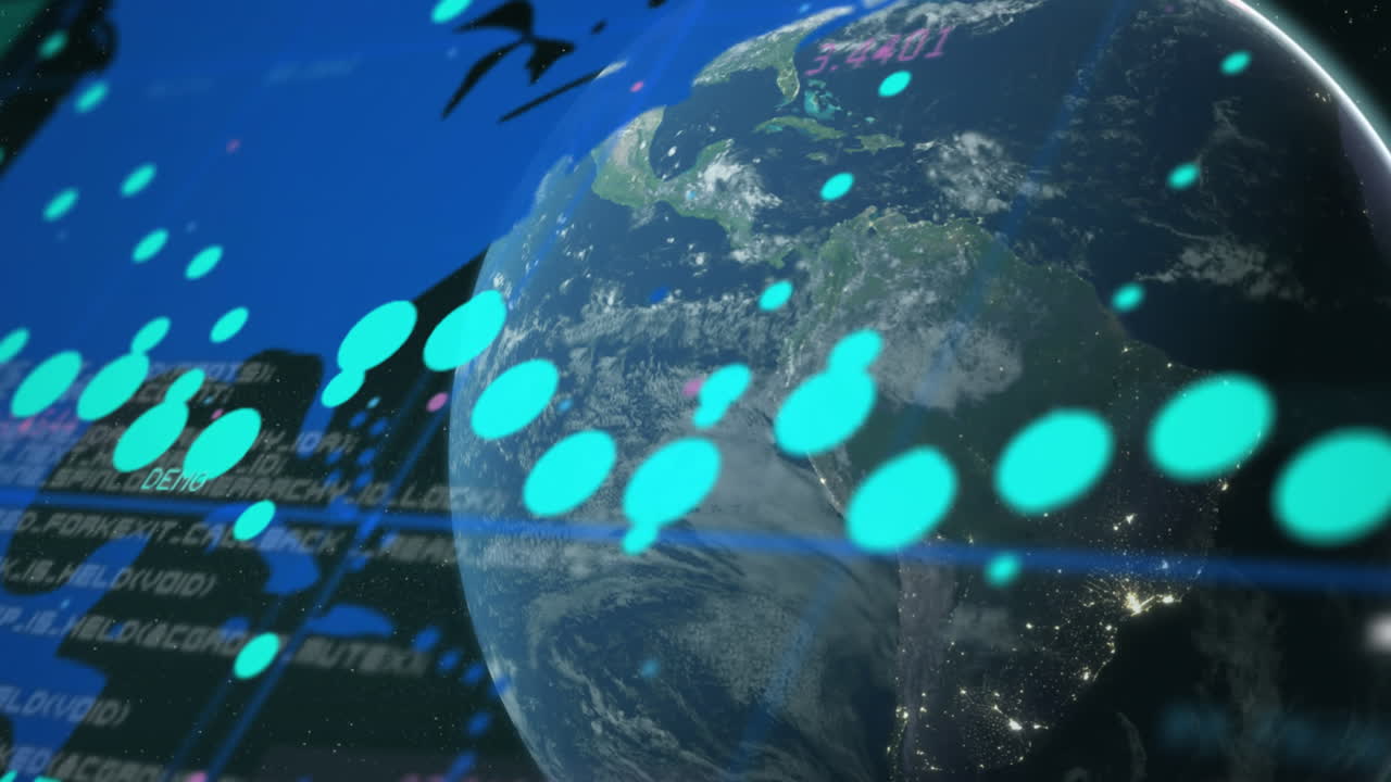 세계 지도의 애니메이션 및 전 세계 데이터 처리가 가능합니다.