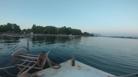 Sicht-Aus-Einem-Segelnden-Fischerboot