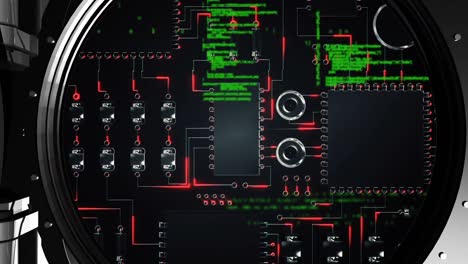 program codes and digital circuit in a vault