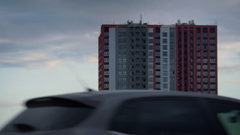 Modern-colorful-multistoried-building-at-cloudy-sky.-Urban-lifestyle-concept.