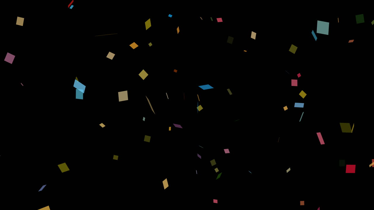 confeti de colores que caen