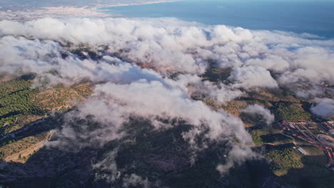 beautiful mountain landscape of costa del sol, andalusia, spain