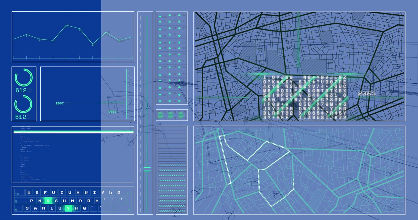 On alert, C2 dashboard showing beams sweeping, plotting route, updating gauges for operations