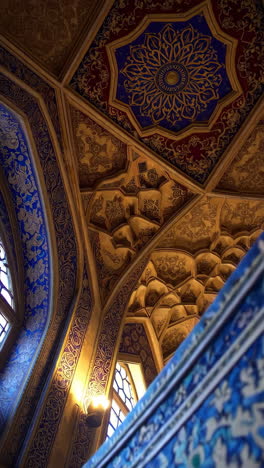 intricate islamic architecture ceiling details