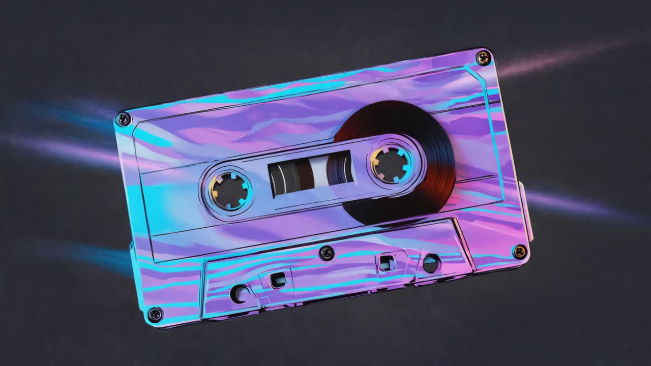Colorful Cassette Tape