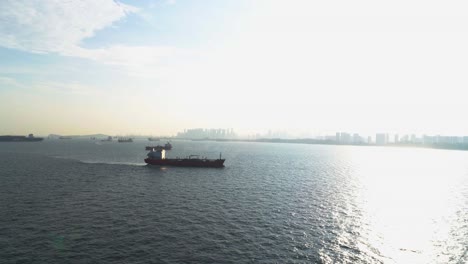 ships in a harbor on a sunny day