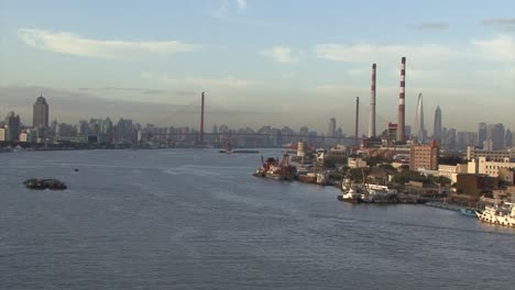 sail in the port of shanghai, china