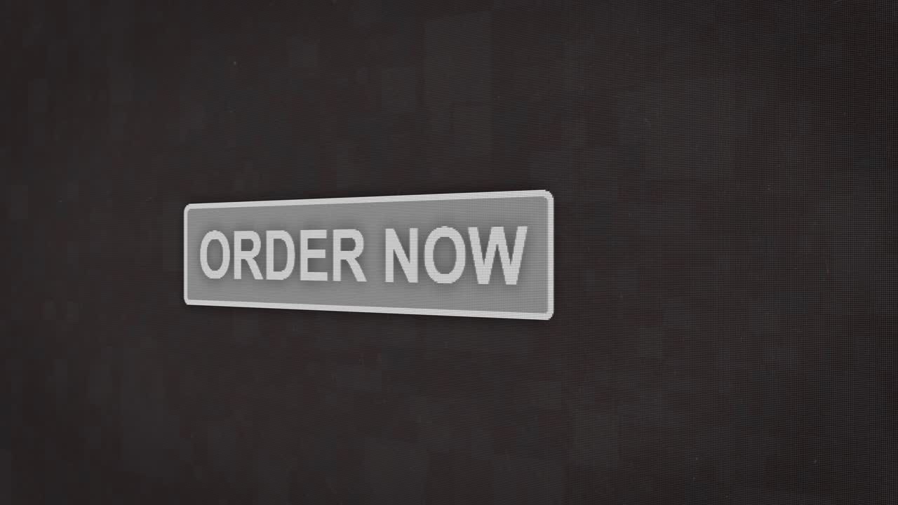 ordenar ahora botón de píxeles animación de pantalla de computadora