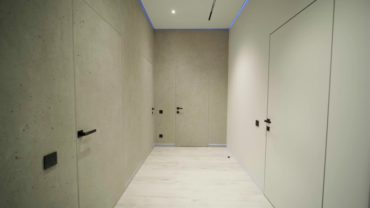 interior moderno y elegante de una cocina-salón. diseño de interiores para el hogar