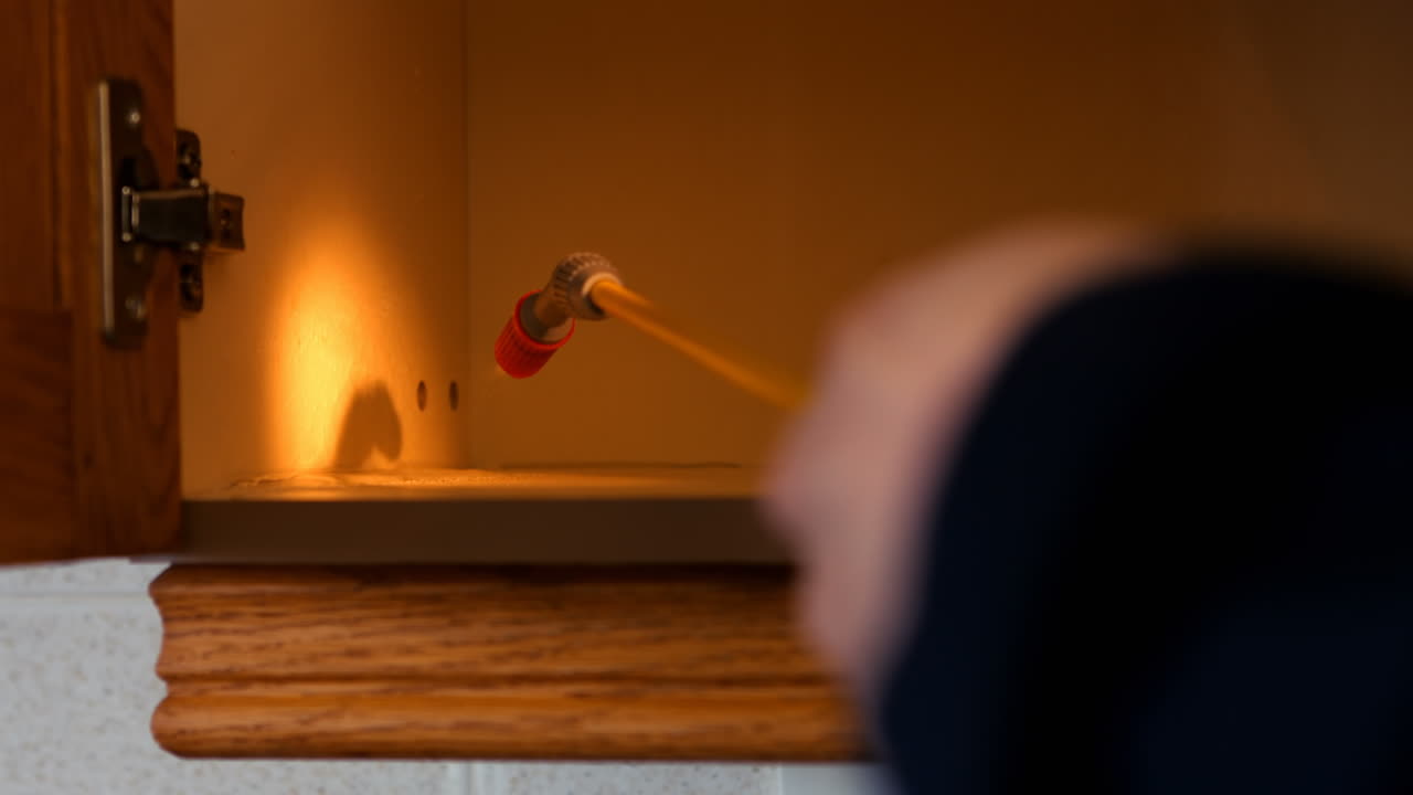 해충 을 억제 하기 위해 벌레 를 찾는 사람