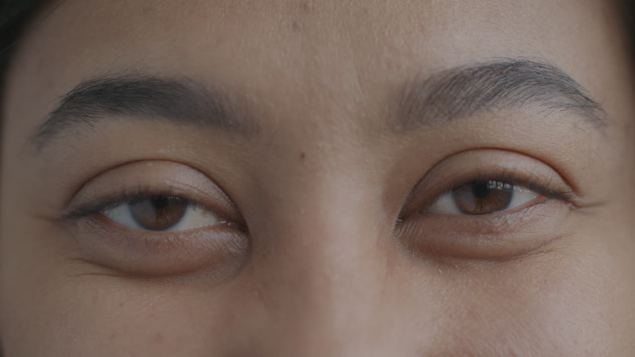 사람의 눈의 클로즈업