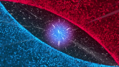 el ojo de la galaxia bucle de animación abstracto 4k