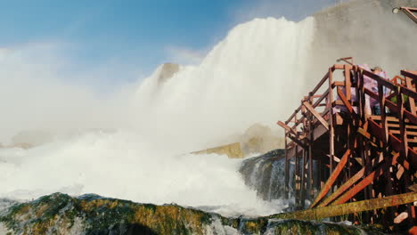 cataratas del niágara cueva del pabellón de los vientos