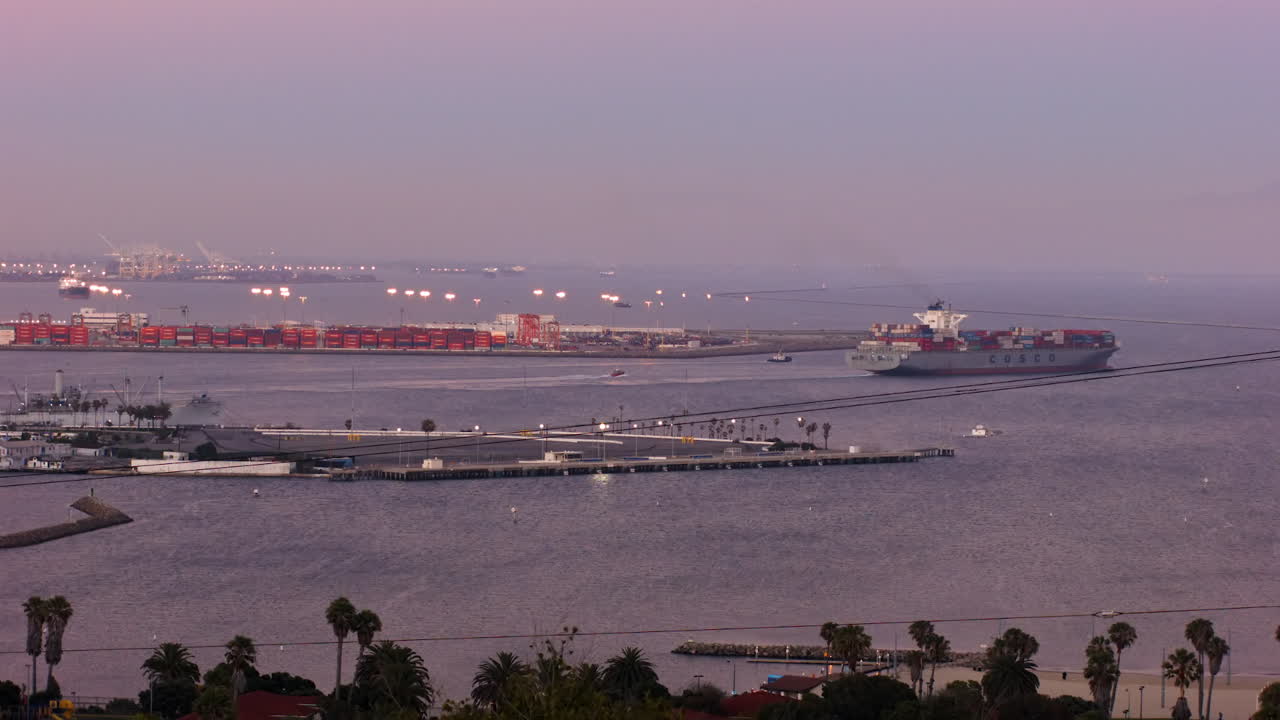 캘리포니아 로스앤젤레스의 산페드로 항구 개요