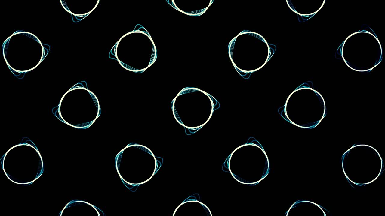 patrón geométrico abstracto con círculos