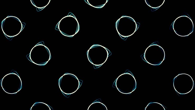 Abstract Geometric Pattern with Circles