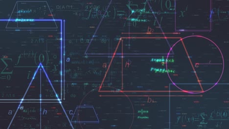 concepto de matemáticas y geometría