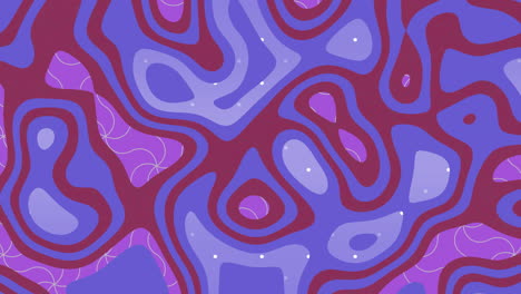 animation of colorful purple and pink liquid shapes