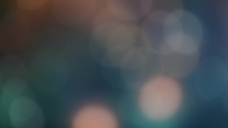 Muted Blue and Green Bokeh Background