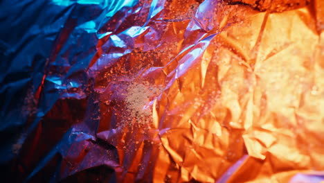 abstract crumpled foil texture