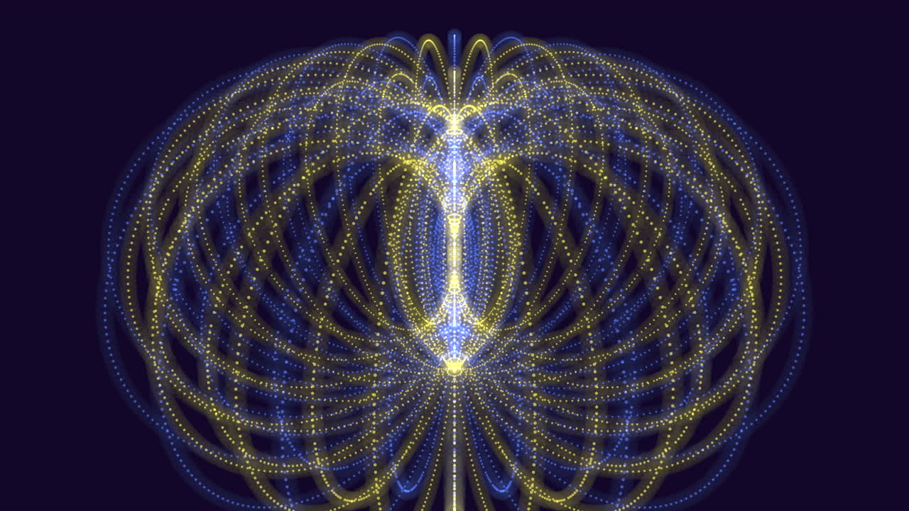 líneas giratorias abstractas que forman la cabeza humana