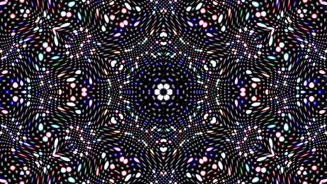 beautiful abstract kaleidoscope that shines, a radiant light that regulates the subtle movements