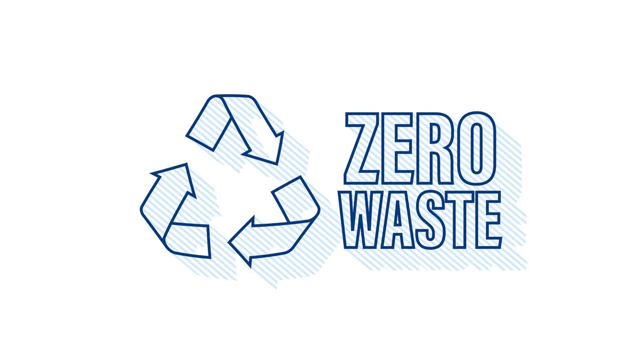 성공 스토리, 생태학, 네온 배너, 모션 그래픽