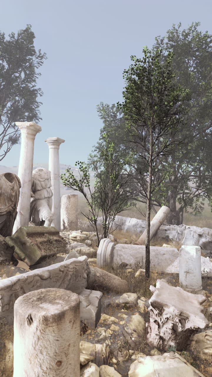 자연 환경에 있는 고대 유적