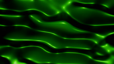 abstract green rippled surface