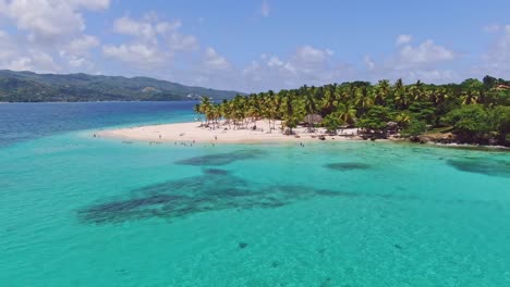 cayo levantado or bacardi island, samana in dominican republic