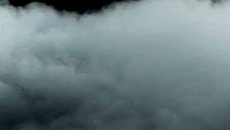 nubes de humo de hielo seco realista