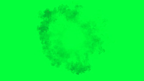 explosion effect on green screen