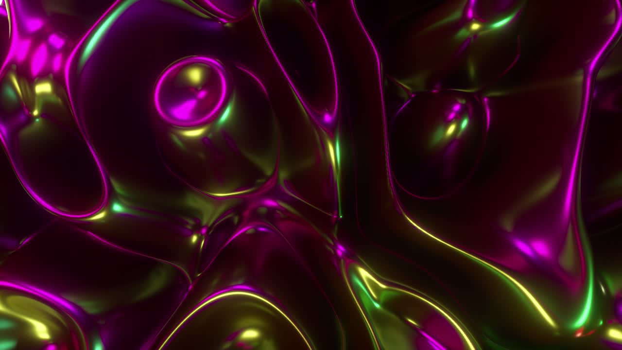 arte abstracto de metal líquido