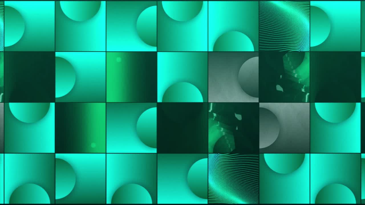 patrón geométrico abstracto con gradientes de azul azulado y turquesa