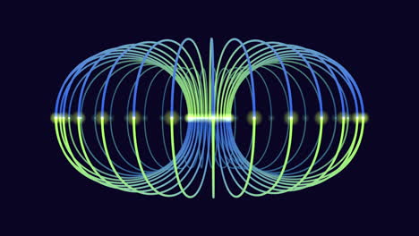 Verbundene-Punkte-Und-Linien-In-Einer-Geometrischen-Abstrakten-Kugel-Auf-Schwarzem-Farbverlauf