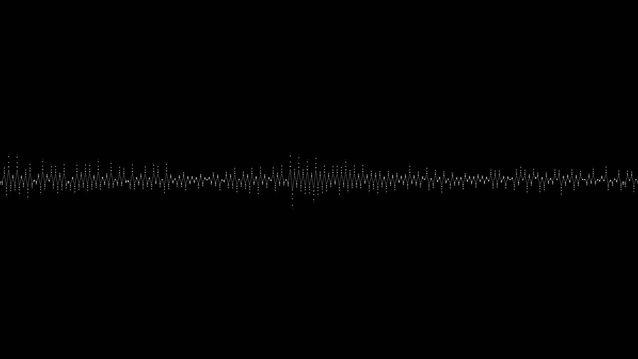 A simple black and white audio visualization effect-31