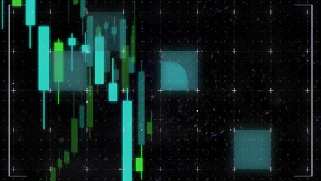 animación del procesamiento de datos sobre la red