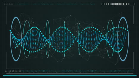 digitally generated dna structure