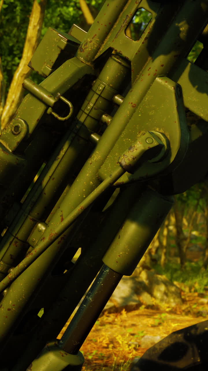 primer plano de un viejo cañón militar