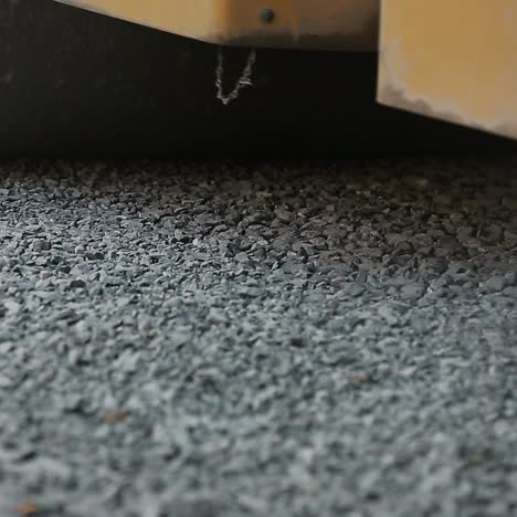 Road Roller On The Road Construction
