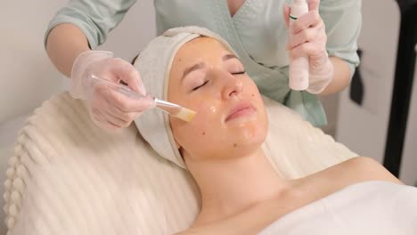 professional face care procedures in the modern cosmetology clinic