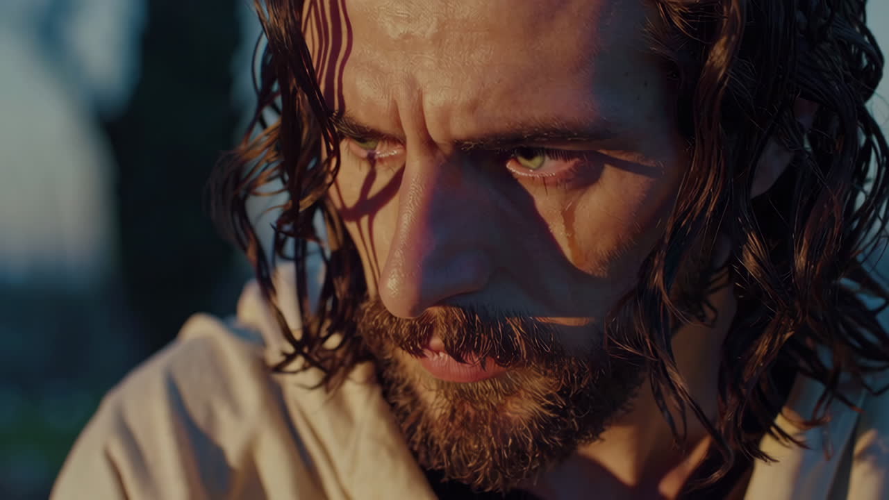 Jesus in Prayer in the Olive Garden