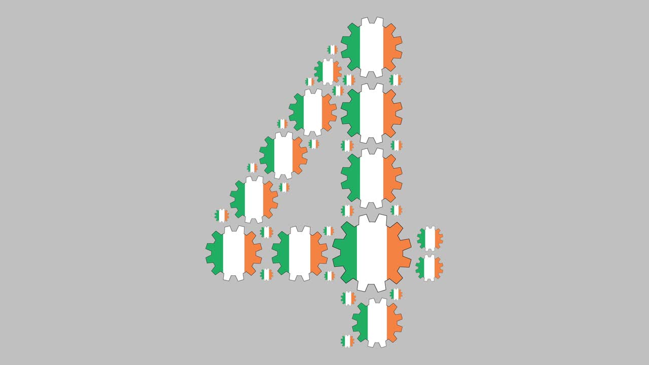 número cuatro irlandés