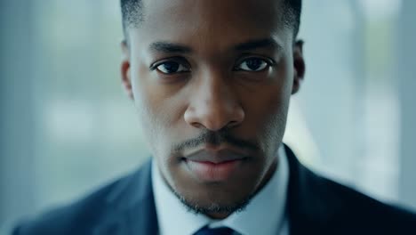 portrait of a confident black businessman