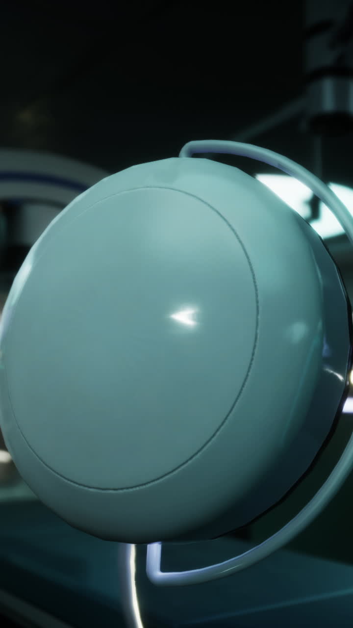 Close Up of a Surgical Light in an Operating Room